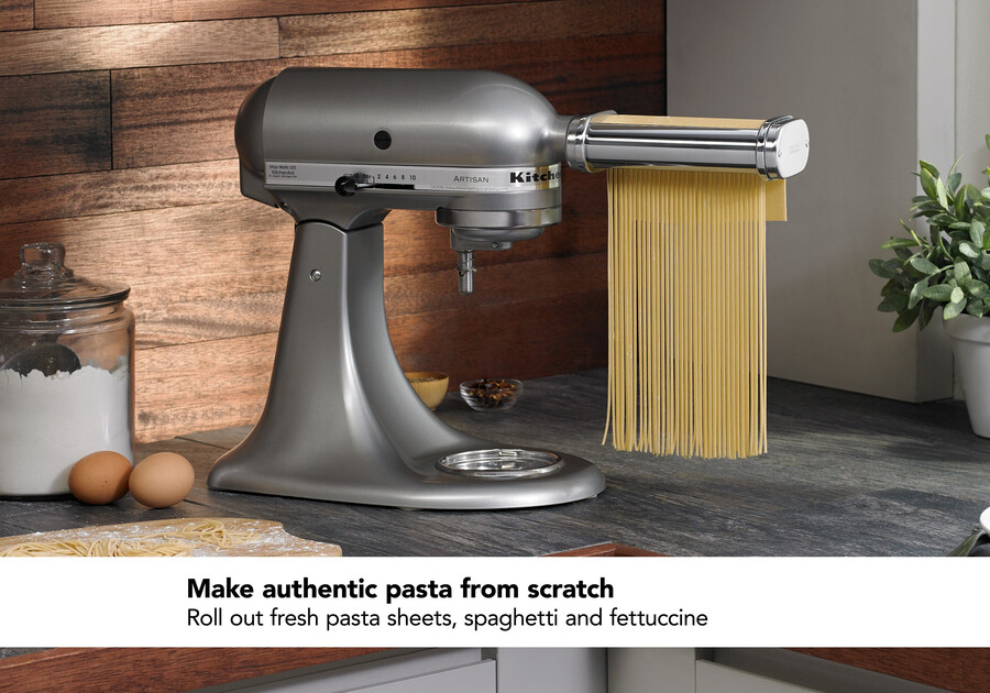 3 piece pasta roller stand mixer attachment